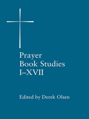 cover image of Prayer Book Studies